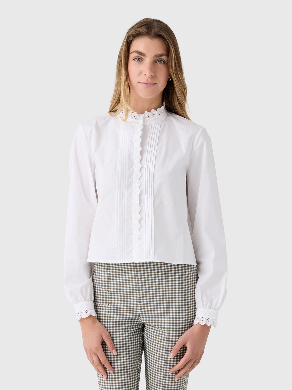 Frame Women's The Keepsake Pintuck Blouse