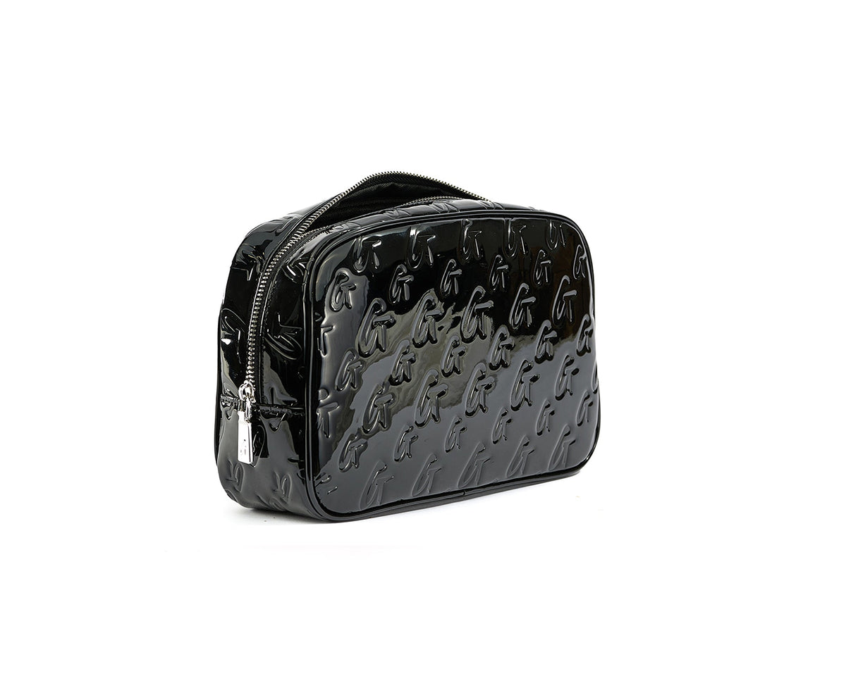 MONOGRAM TOILETRY SET - MIRROR BLACK