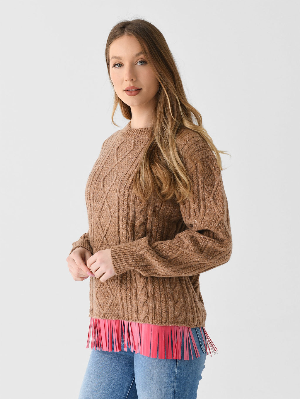 Lingua Franca Women's Bianca Crew Sweater