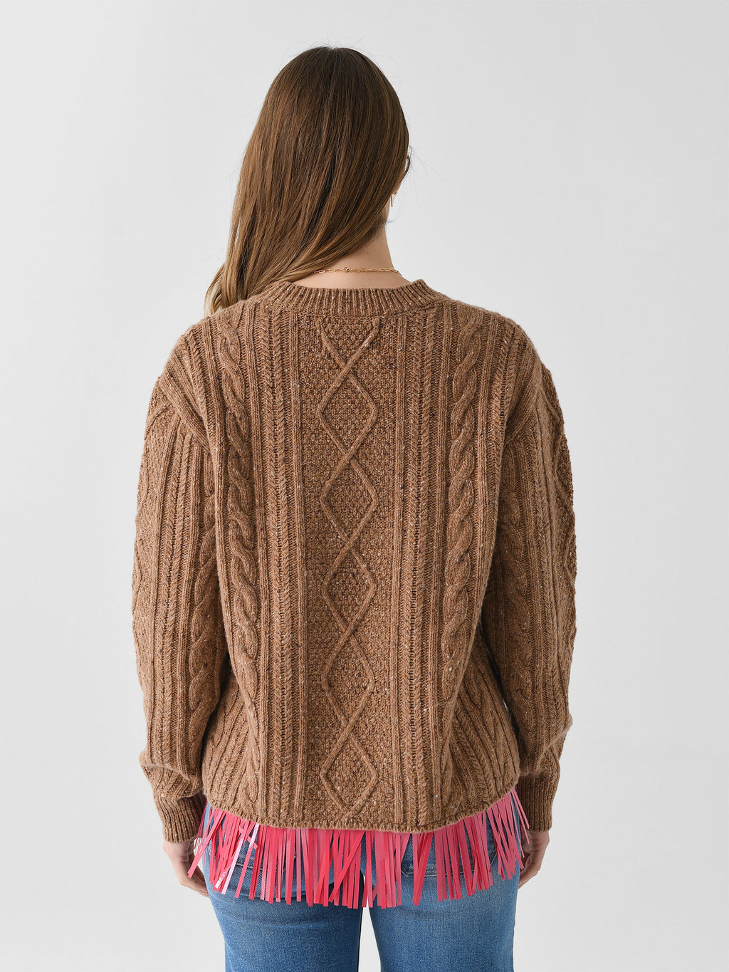Lingua Franca Women's Bianca Crew Sweater