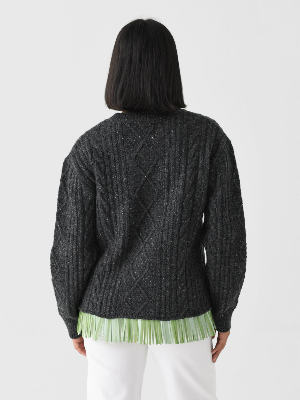 Lingua Franca Women's Bianca Crew Sweater