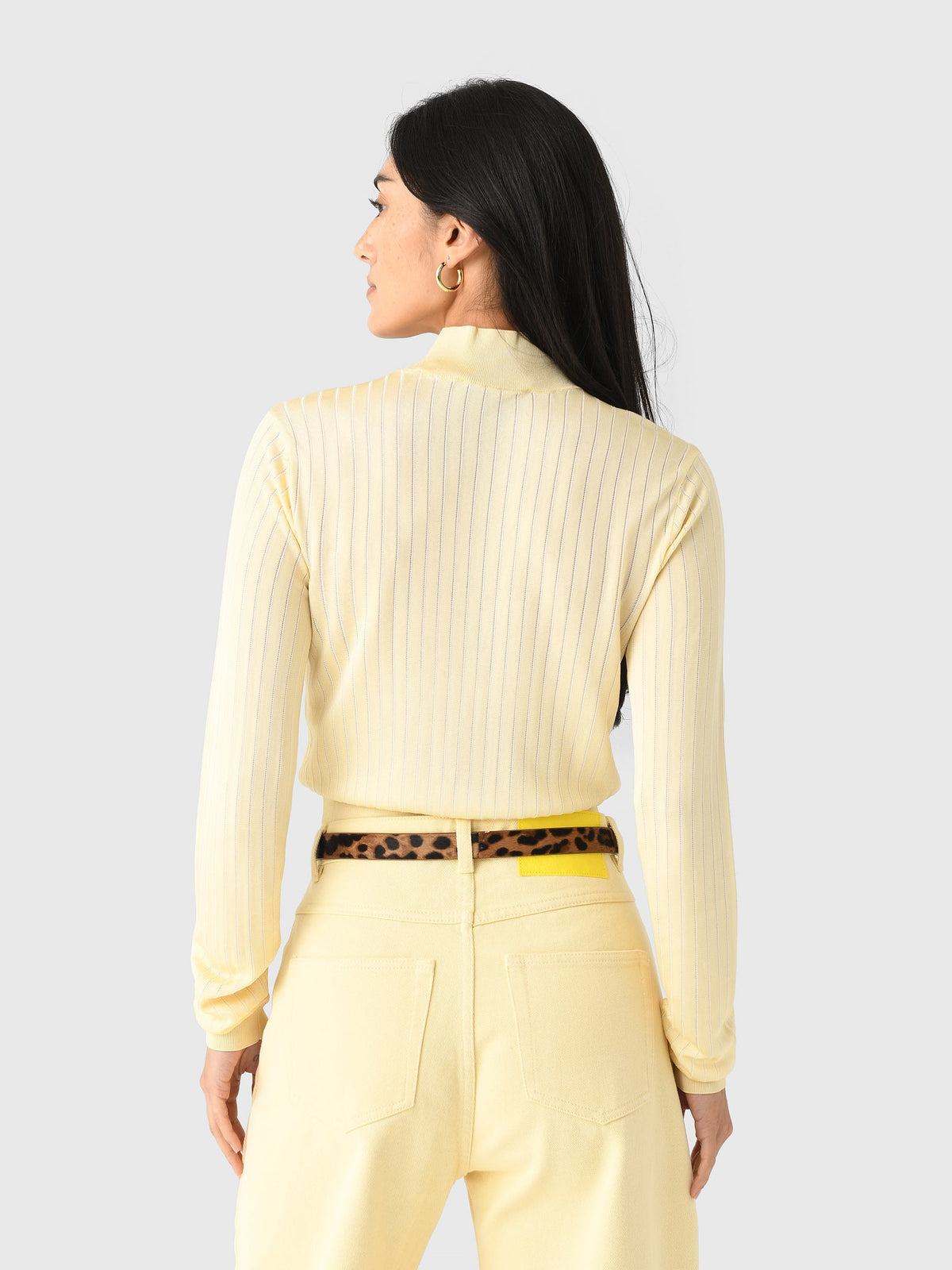 Frame Women's The Crop Fitted Turtleneck