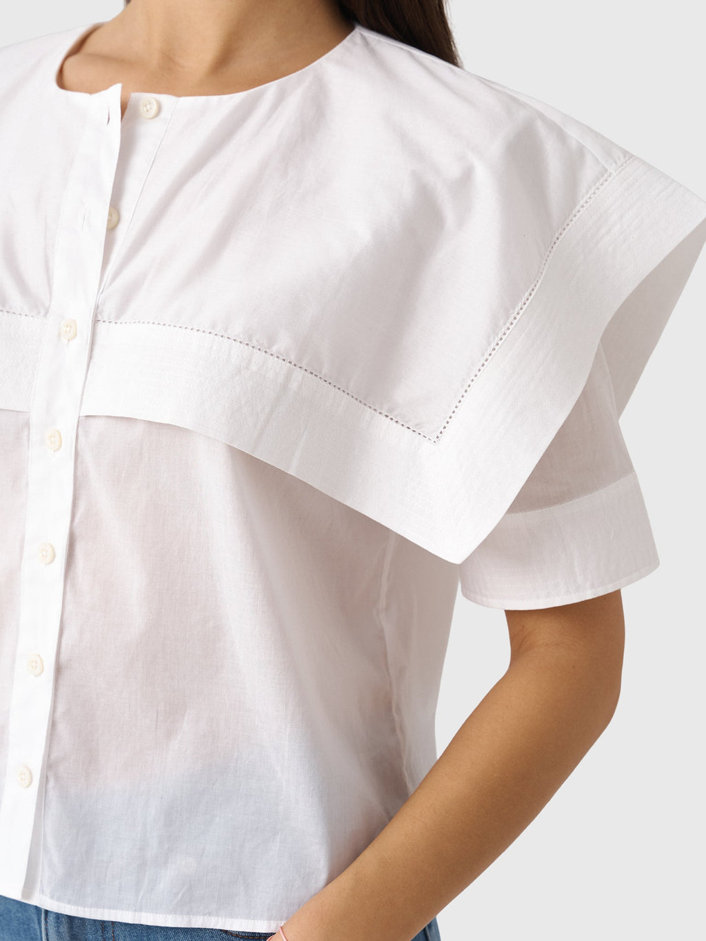 Frame Women's The Sleek Cape Shirt