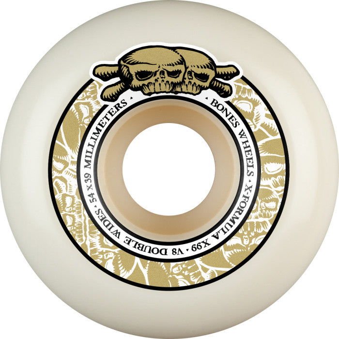 Bones Wheels X-Formula Skateboard Wheels Double Wides V8 54mm X99