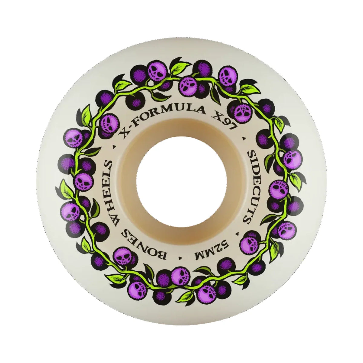 Bones X-Formula Skull Berries V5 Sidecut 52mm 97a Wheels