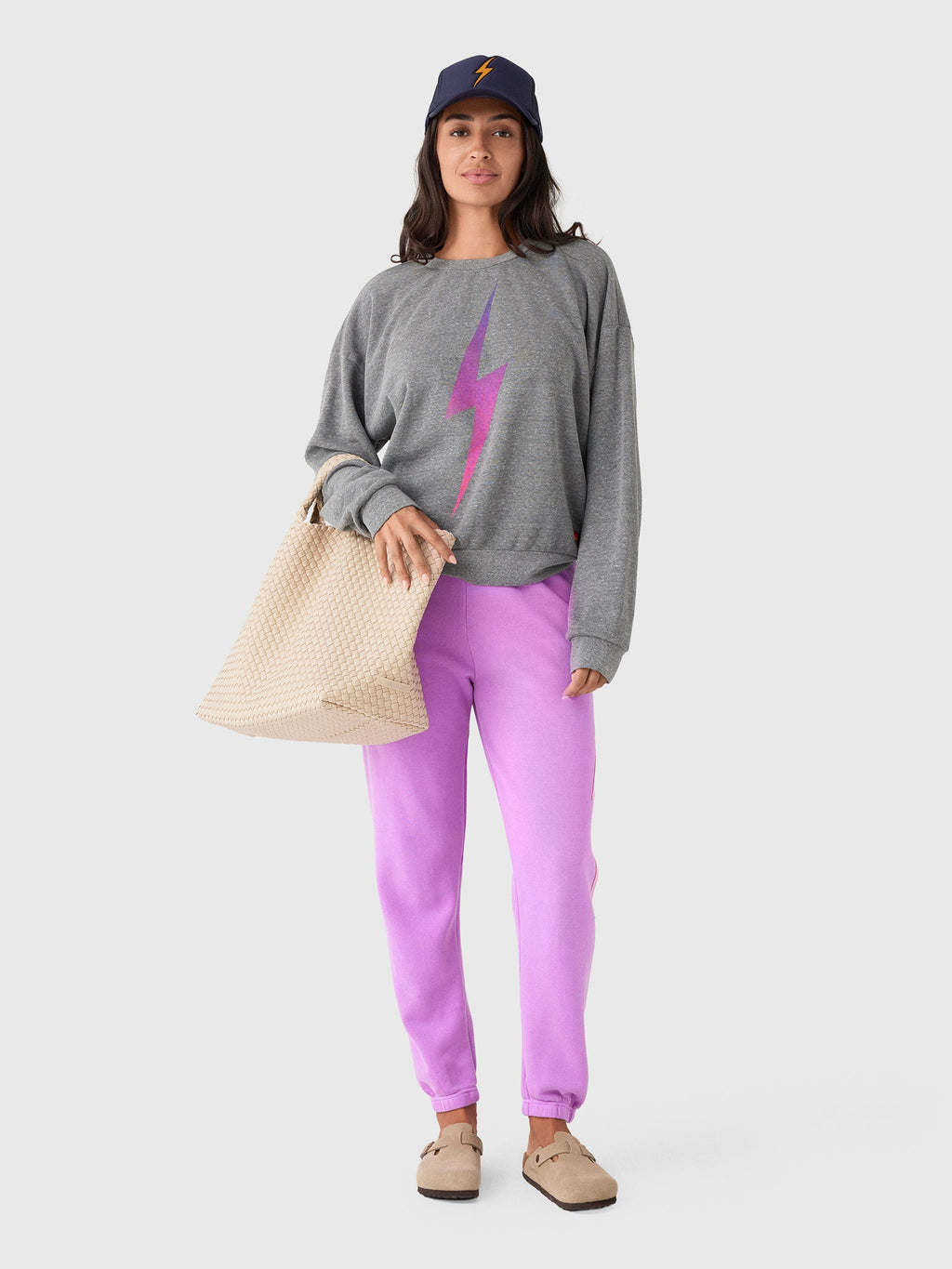 Aviator Nation Women's Bolt Stitch Sweatpant