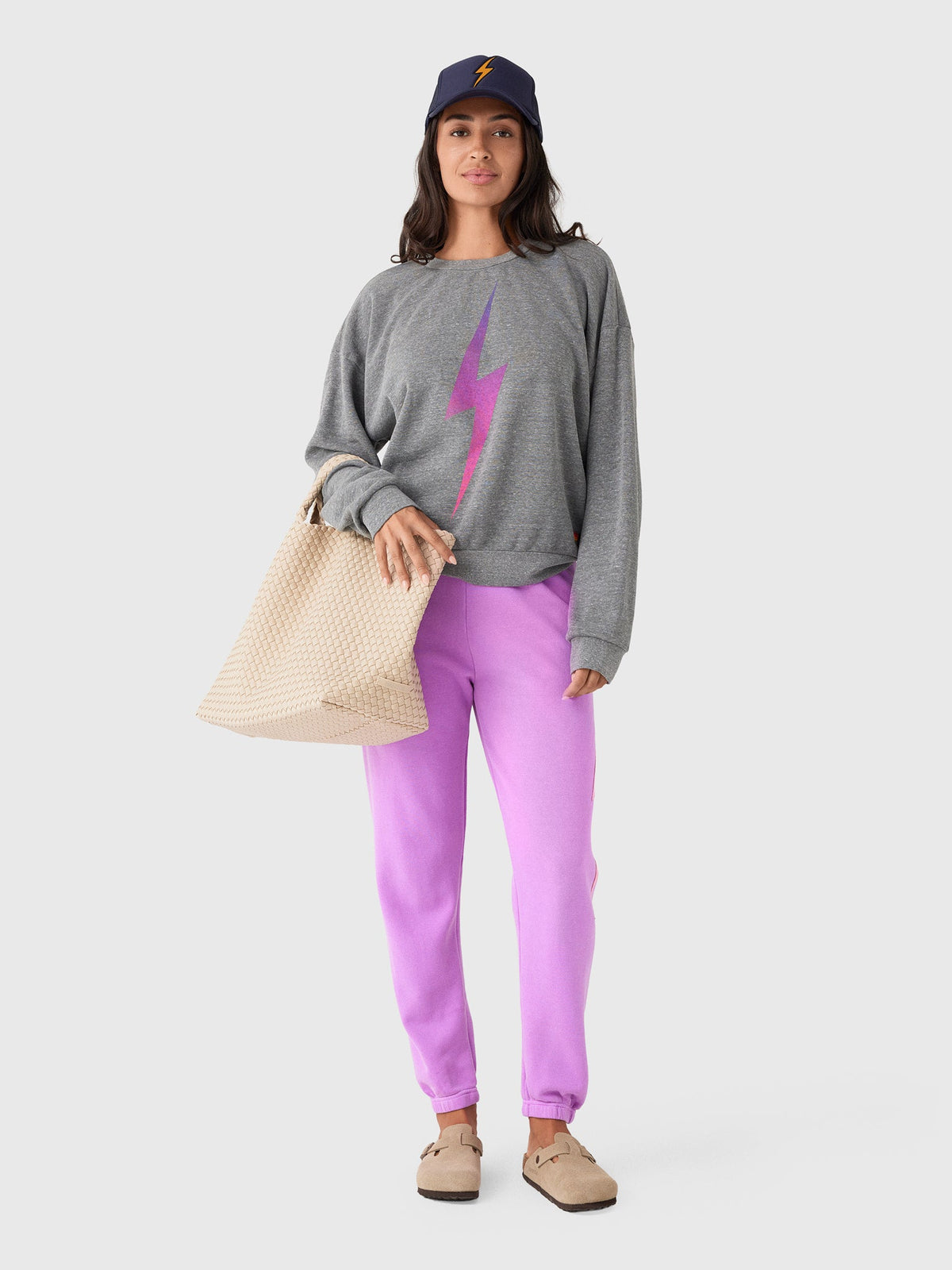 Aviator Nation Women's Bolt Stitch Sweatpant