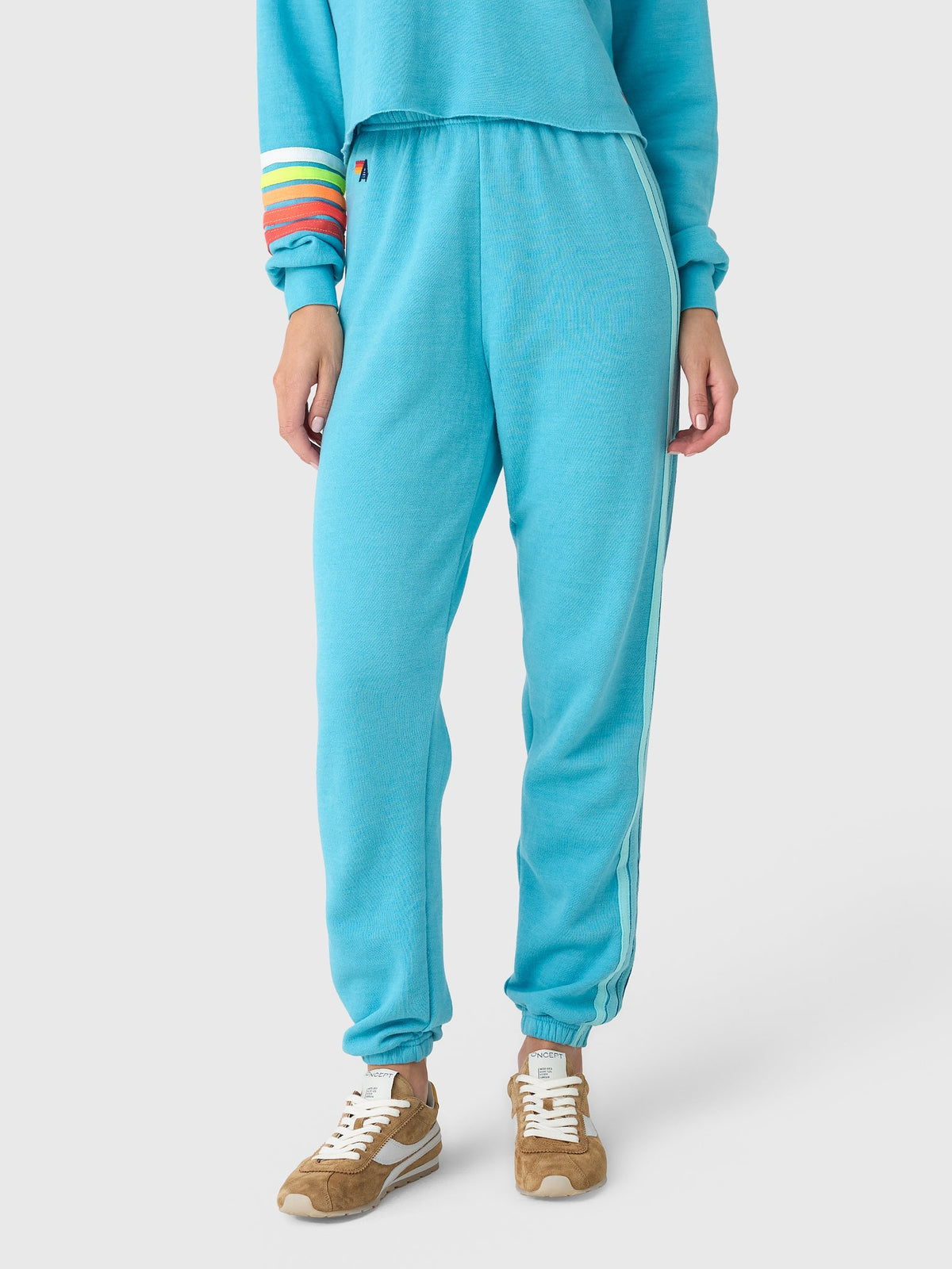 Aviator Nation Women's 5 Stripe Sweatpant