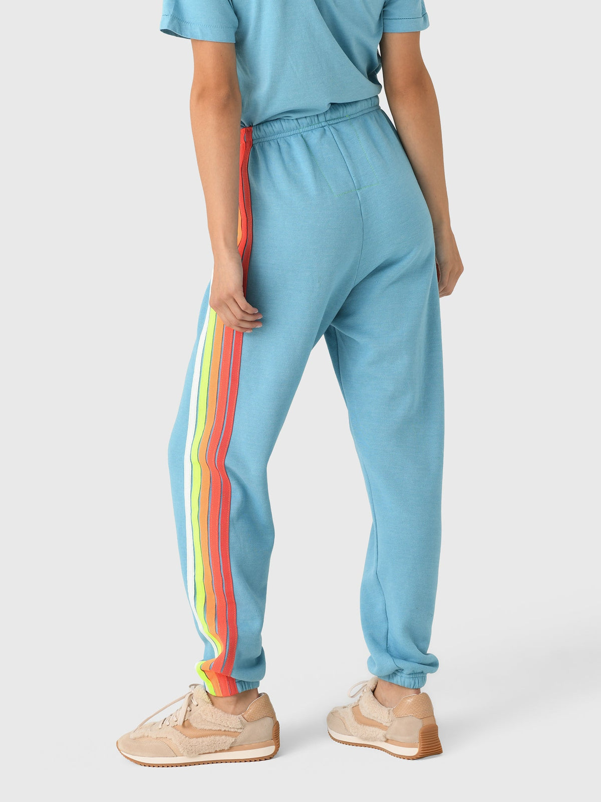 Aviator Nation Women's 5 Stripe Sweatpant