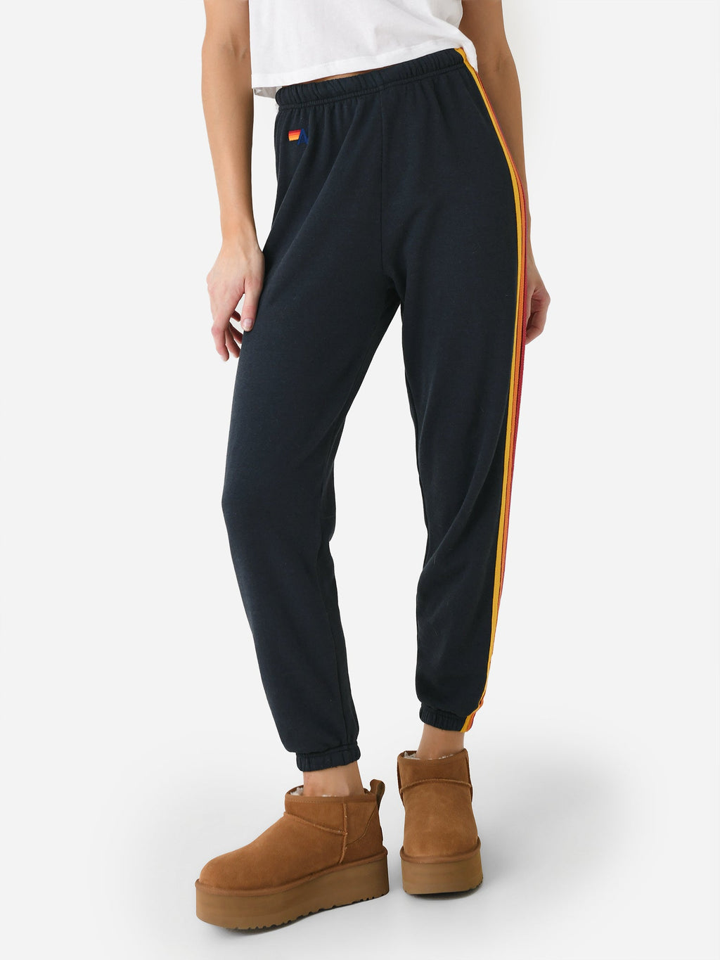 Aviator Nation Women's 5 Stripe Sweatpant