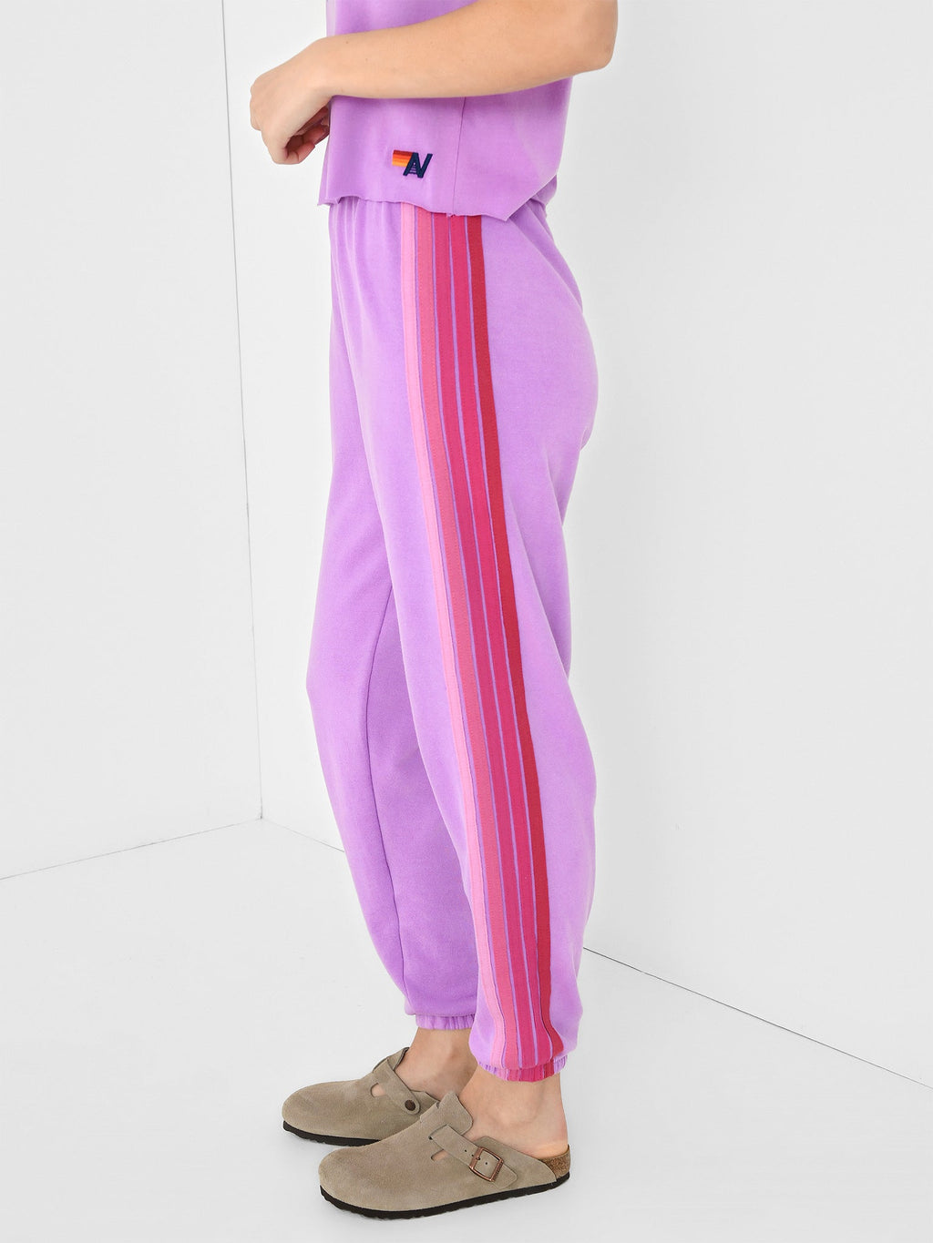 Aviator Nation Women's 5 Stripe Sweatpant