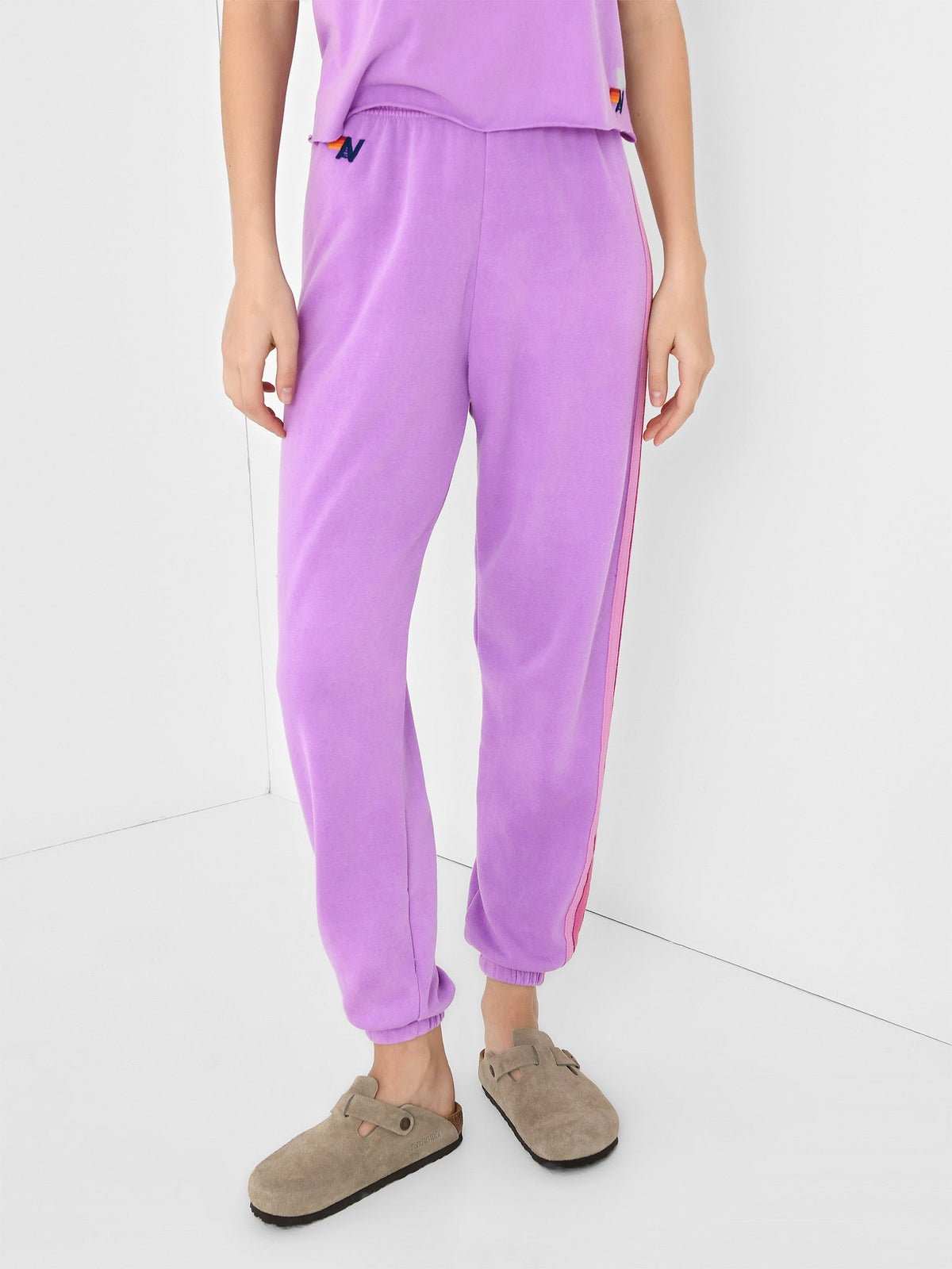 Aviator Nation Women's 5 Stripe Sweatpant