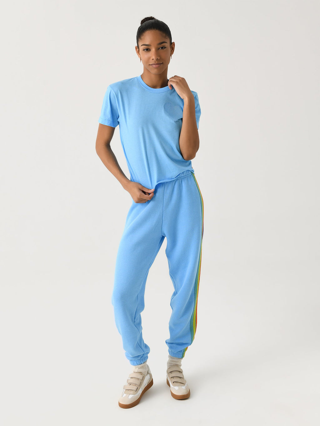 Aviator Nation Women's 5 Stripe Sweatpant