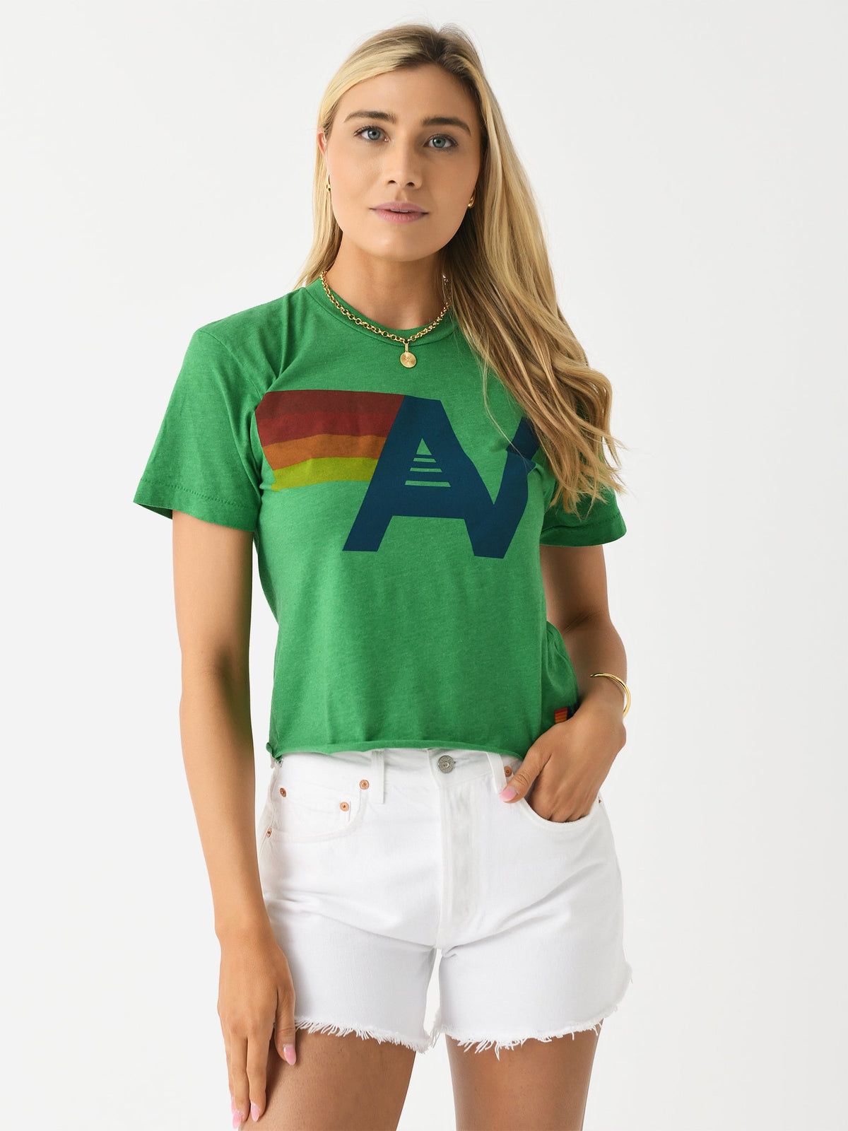 Aviator Nation Women's Logo Boyfriend Tee