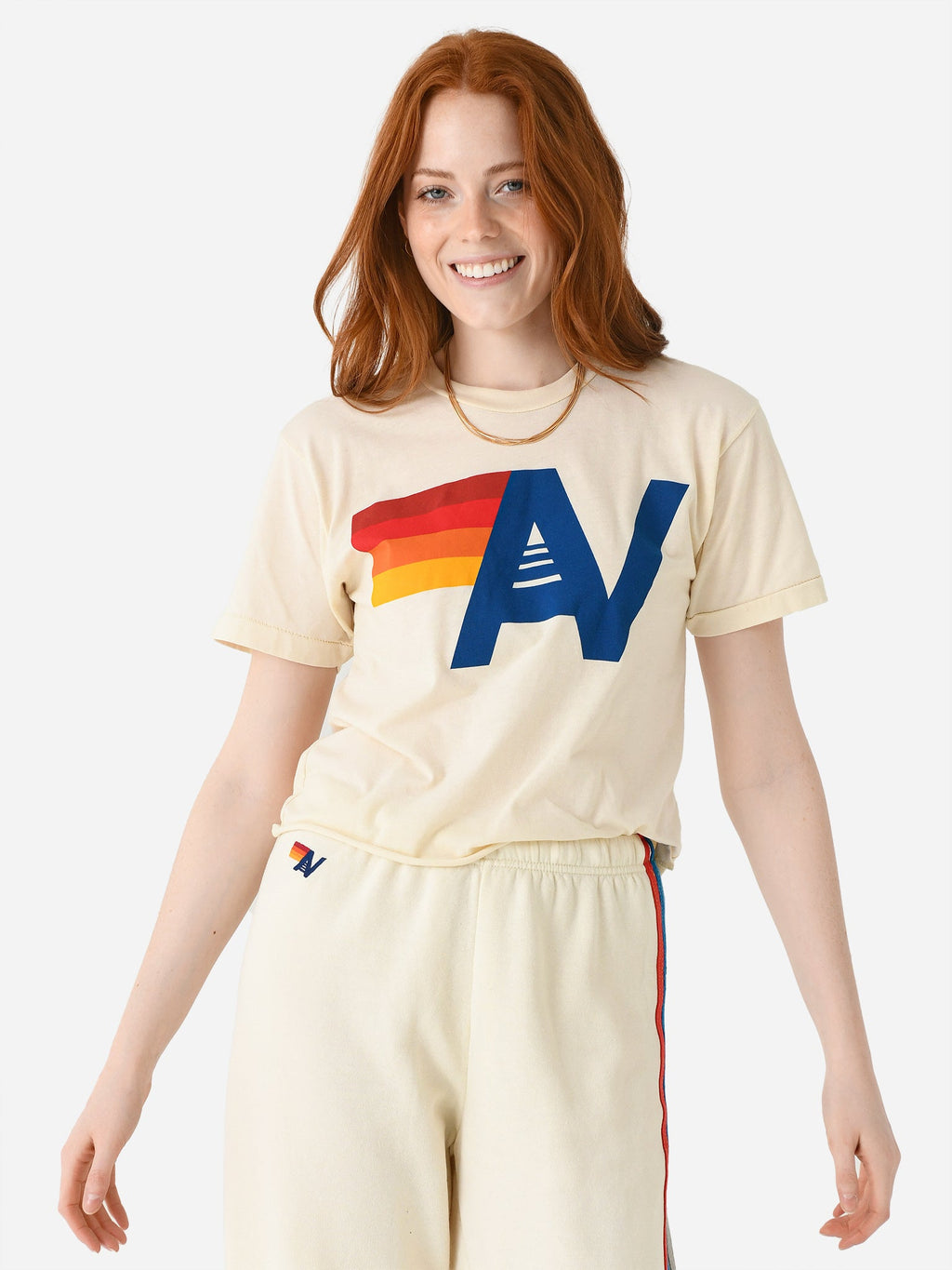 Aviator Nation Women's Logo Boyfriend Tee