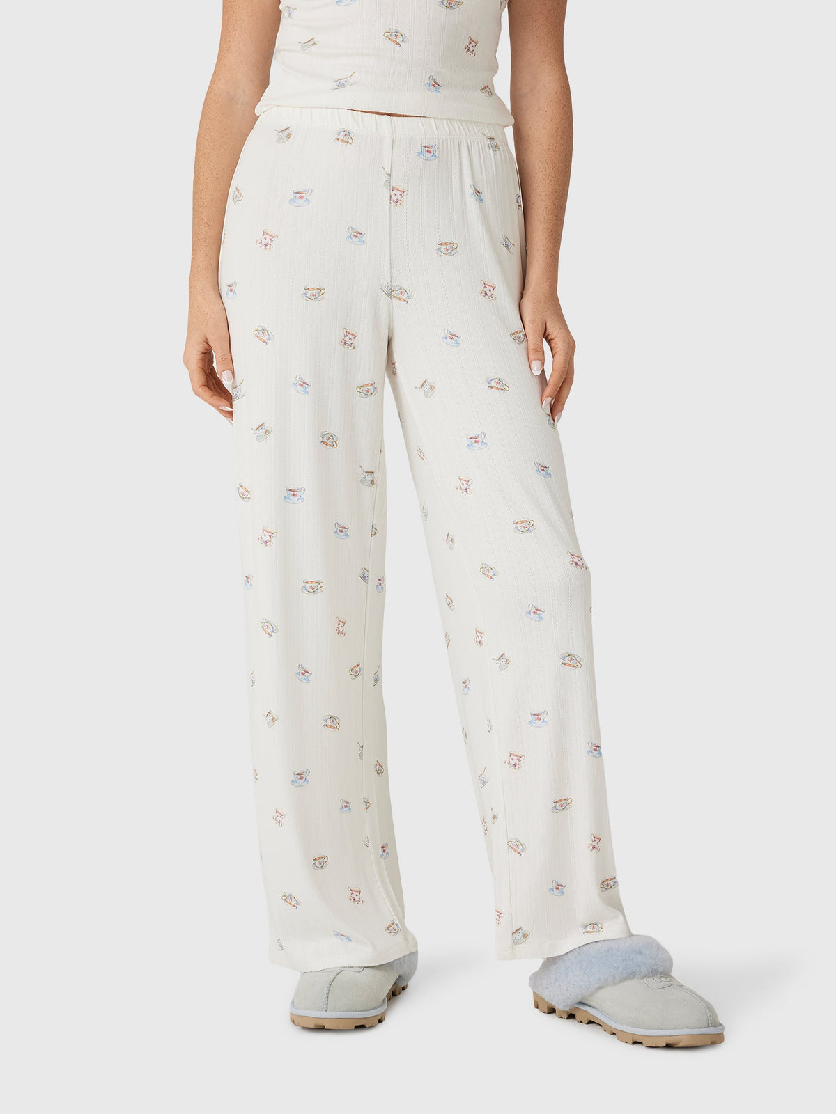 Z Supply Women's Tea Time Silky Pointelle Pant