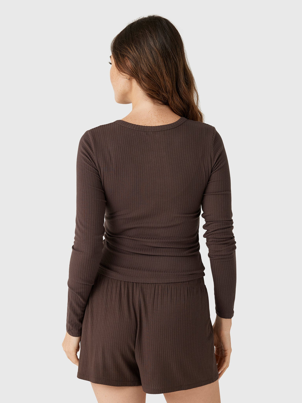 Z Supply Women's Just Right Rib Henley Top