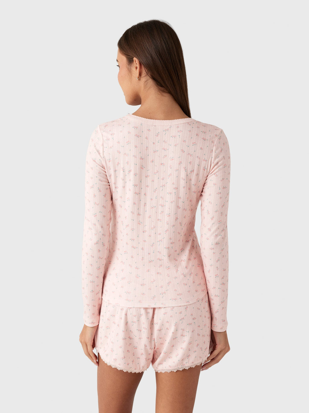 Z Supply Women's Better Off Ditsy Long Sleeve Top