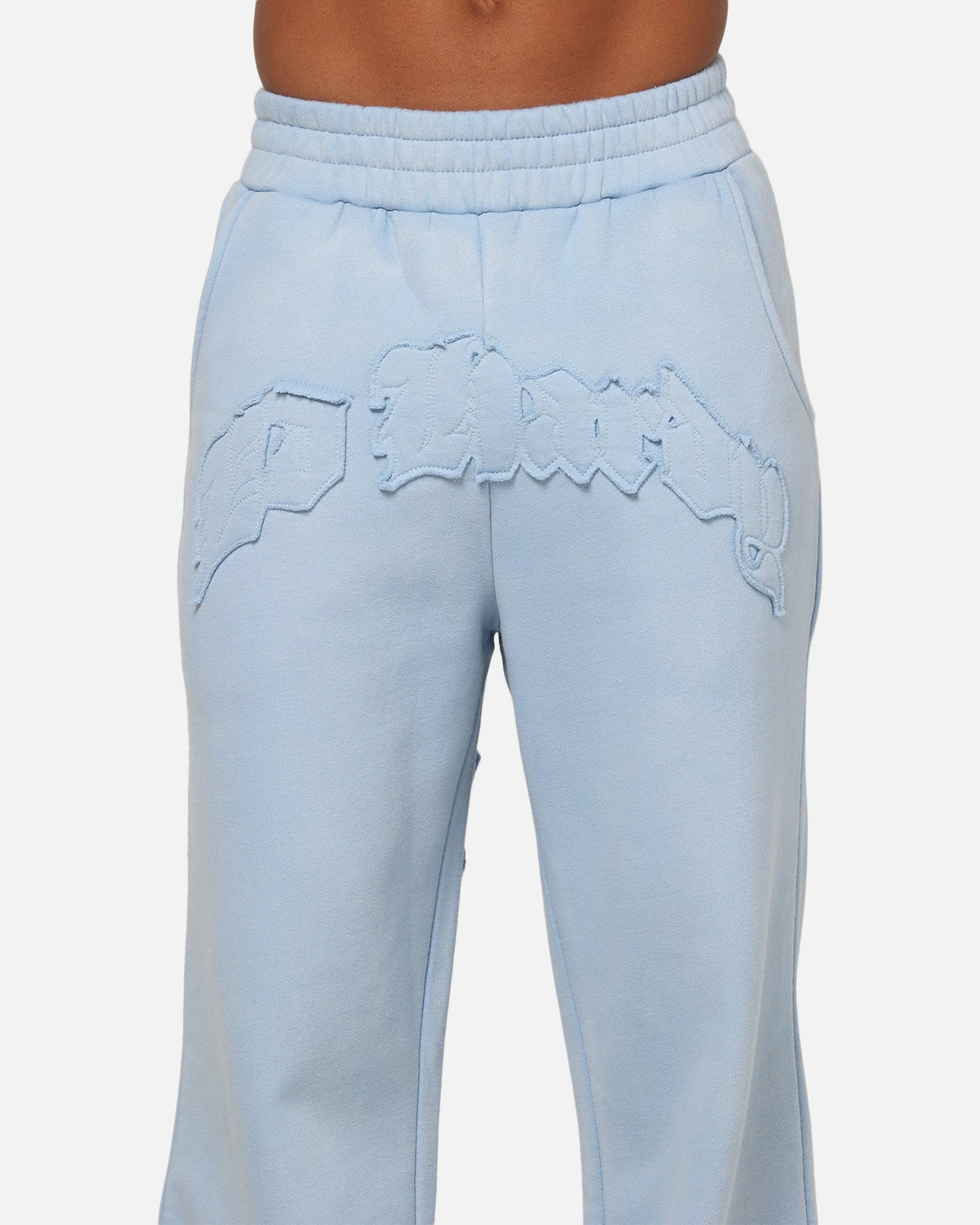 Ed Hardy Fray Track Pants Blue