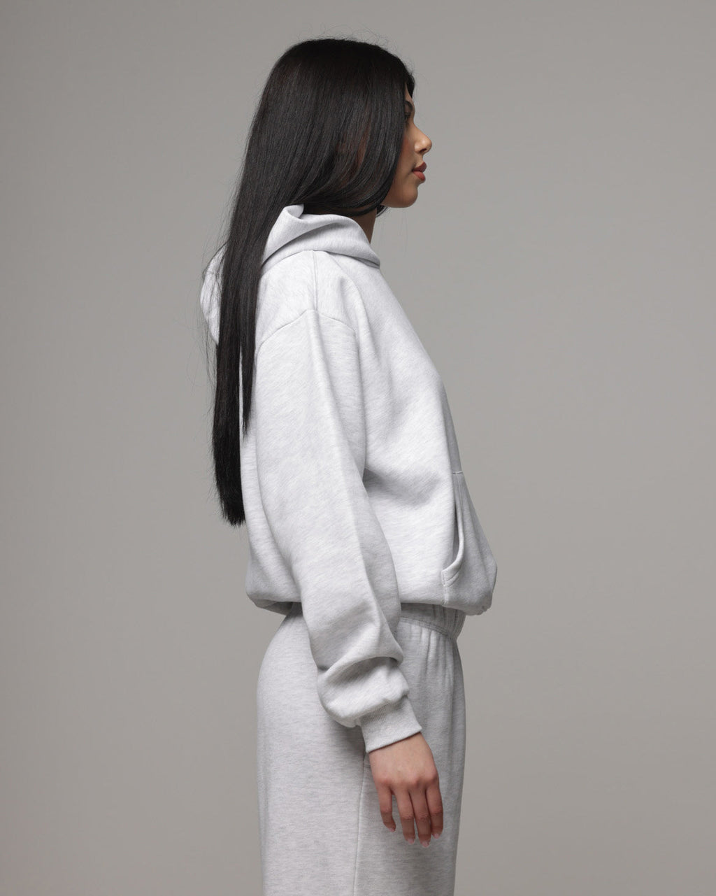 American Thrift Women's Classic Hoodie Grey Heather
