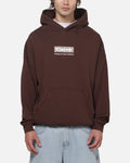 Carre Box Check Hoodie Chocolate