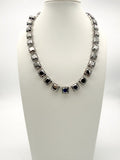 All Squared Away Necklace in Gunmetal