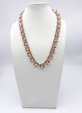 All Squared Away Necklace in Pink