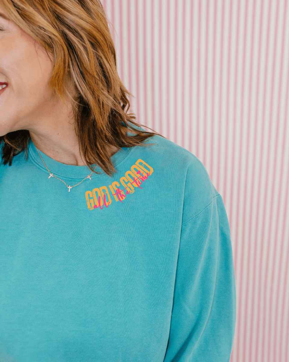 All The Time Graphic Pullover - FINAL SALE