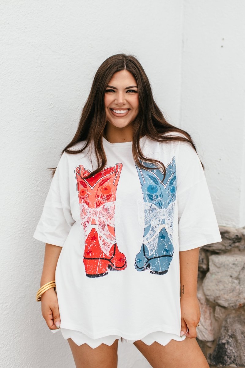 American Boots Oversized Tee