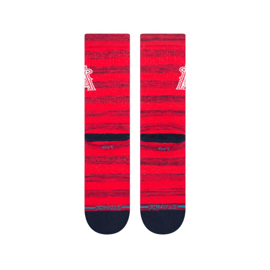 STANCE SOCKS ANGELS TWIST CREW RED