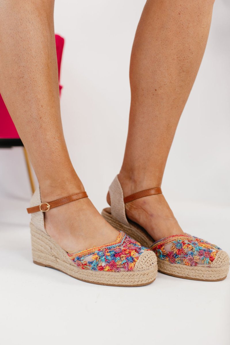 Azura Rainbow Queridita Wedges