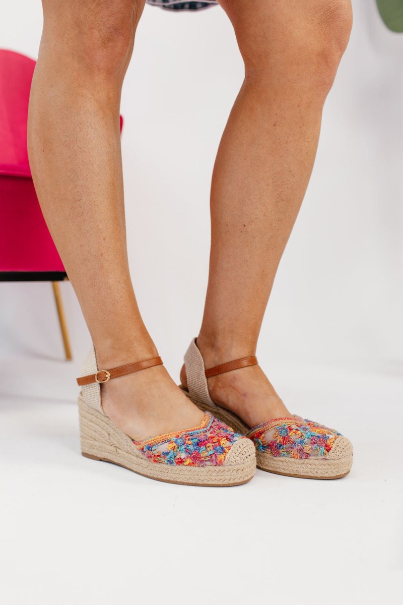 Azura Rainbow Queridita Wedges