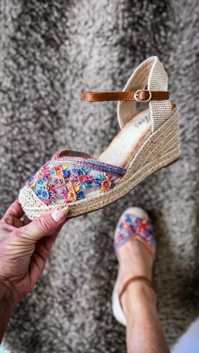 Azura Rainbow Queridita Wedges