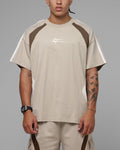 Loiter Hybrid Tek T-Shirt Stone
