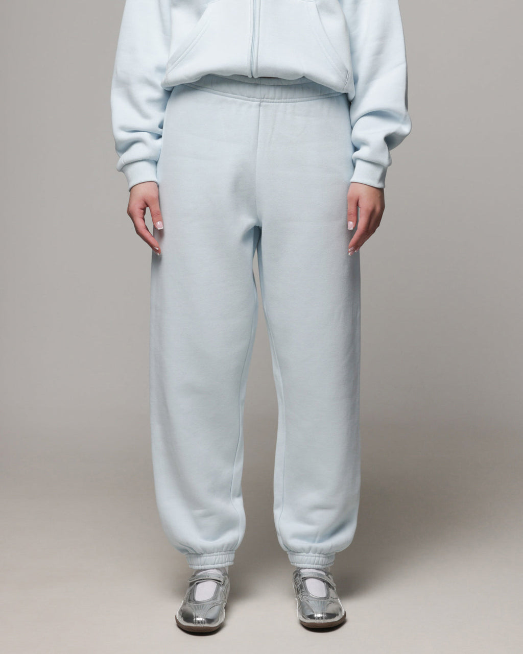 American Thrift Women's Cuffed Trackpants Light Blue