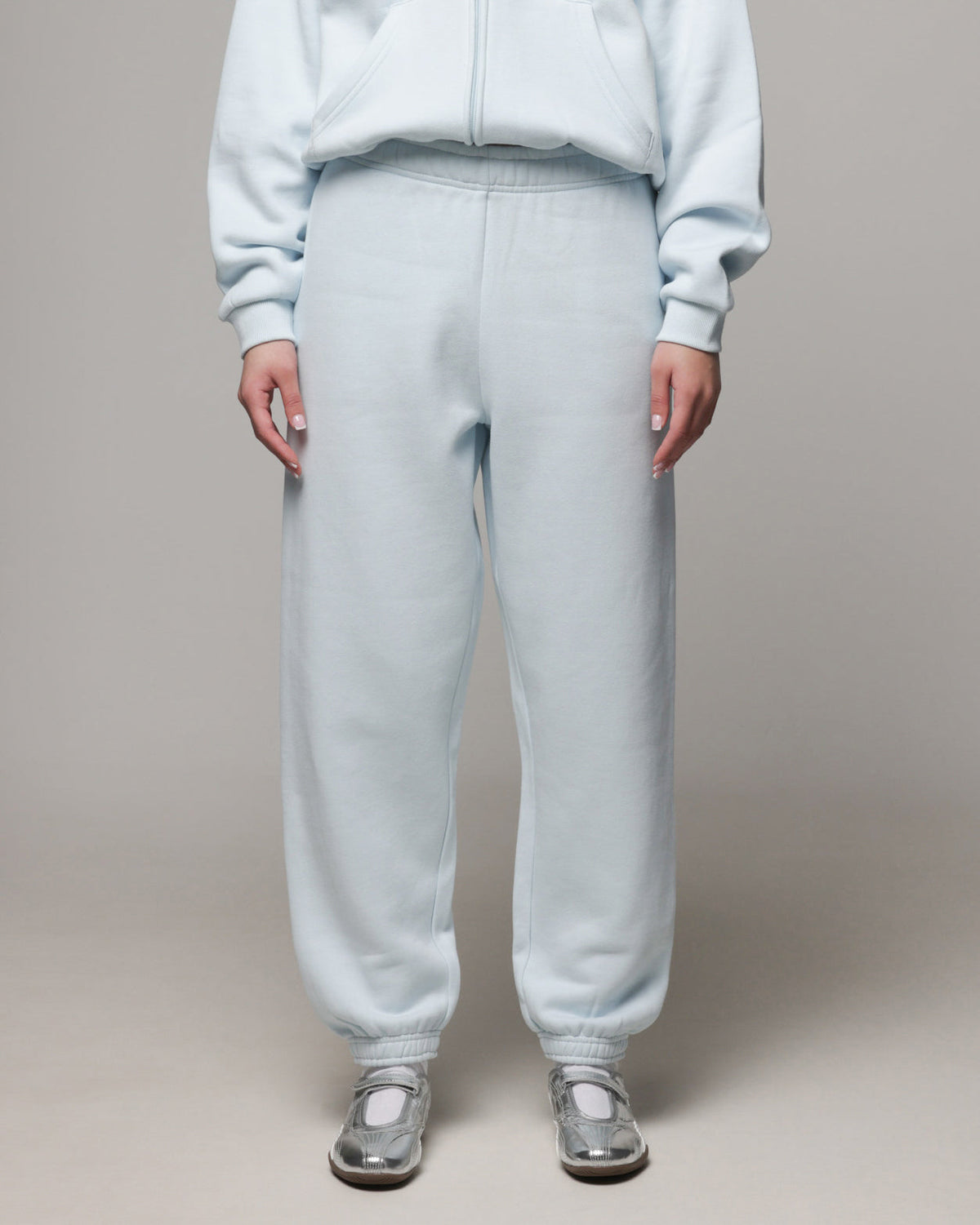 American Thrift Women's Cuffed Trackpants Light Blue