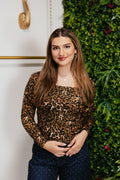 Back To Basics Top In Leopard - Reg & Curvy
