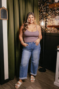 Bare Minimum Brami Tank In Jam Jewel - Reg & Curvy