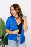 BLACK FRIDAY DEAL: Basic Cardigan in Blue - Reg/Curvy- FINAL SALE