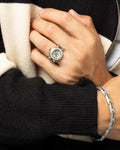 Guess Mainline Anna Ring Watch Silver