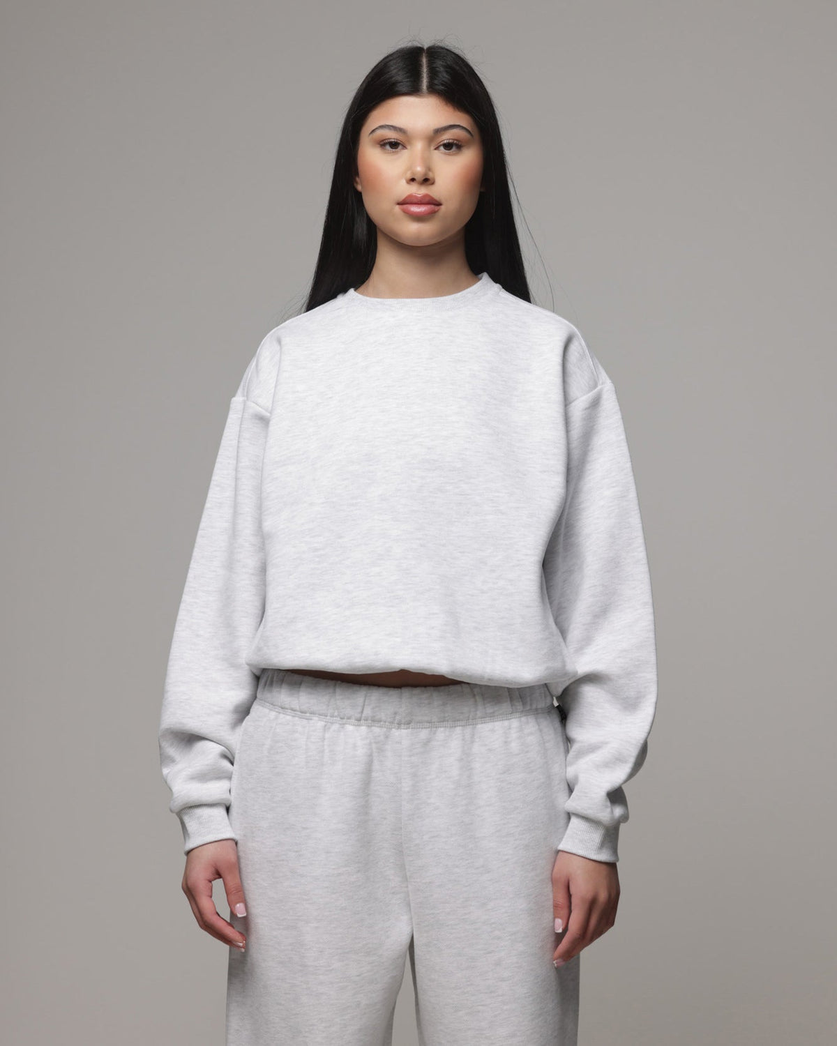 American Thrift Women's Classic Crewneck Grey Heather