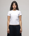 American Thrift Women's Shrunken T-Shirt White