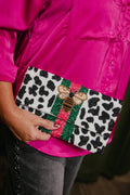 Beaded Leopard Bee Bag