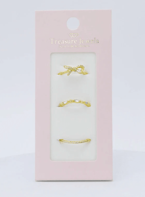 Belle Bow Ring Set I-11