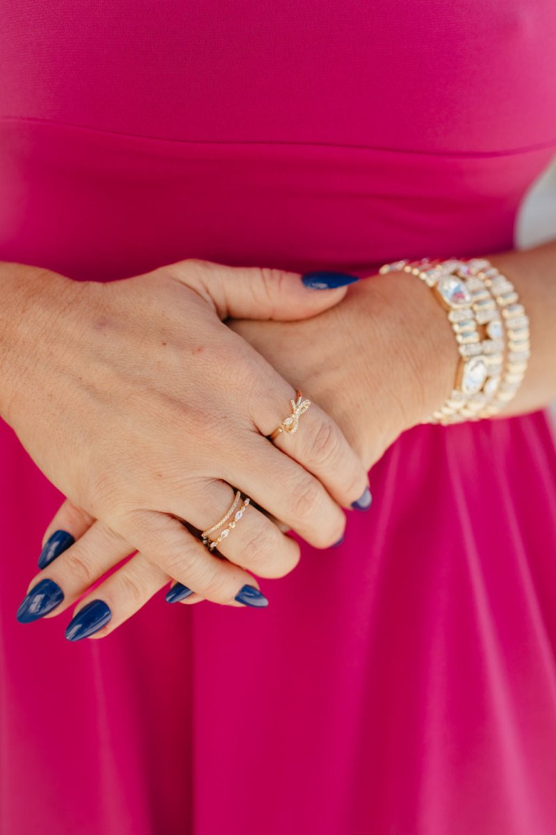 Belle Bow Ring Set I-11