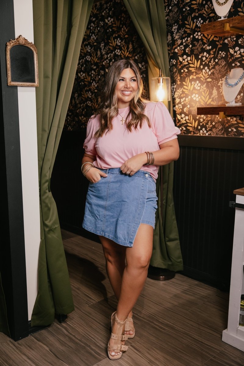 Better Together Top In Light Pink - Reg & Curvy