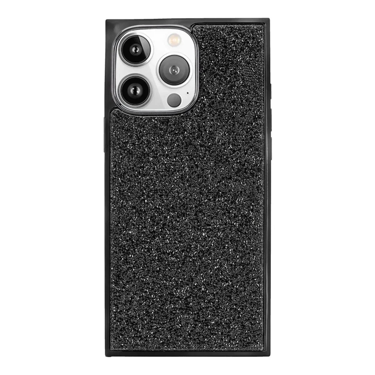 Black Crystal Elegance Magsafe iPhone  Case | iPhone 17 Pro Max