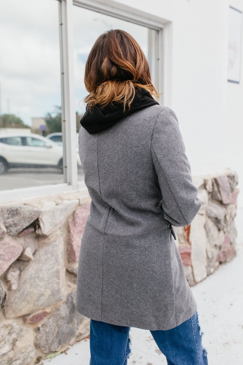 BLACK FRIDAY DEAL: Timeless Tailored Coat In Grey
