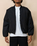 EPTM CAPITAL CROPPED BOMBER JACKET BLACK