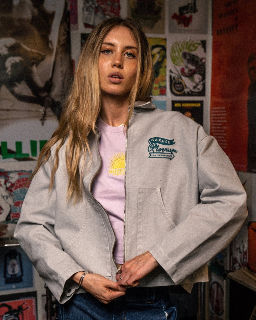 Blue Worker Jacket